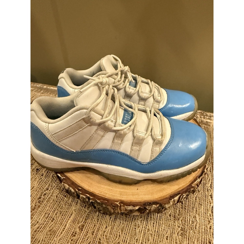 Nike Air Jordan XI 11 Low University Blue UNC Retro 2017 GS 528896-106 sz-5Y